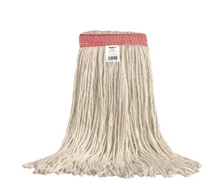 32 oz Cotton Wet Mop with Red Narrow Band